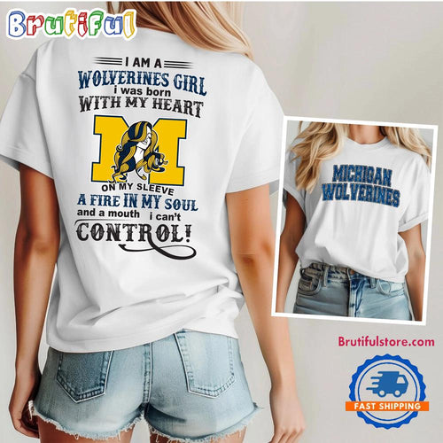 Michigan Wolverines NCAA Girl Fan Unisex 3D Shirt