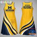 Michigan Wolverines NCAA Team Pride Women’s Sleeveless Dress
