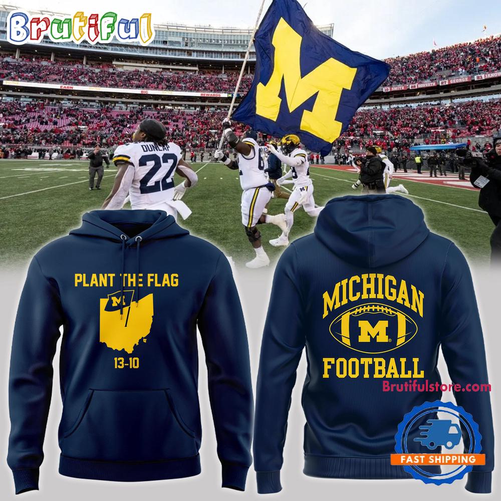 Michigan Wolverines Special Plant The Flag Hoodie