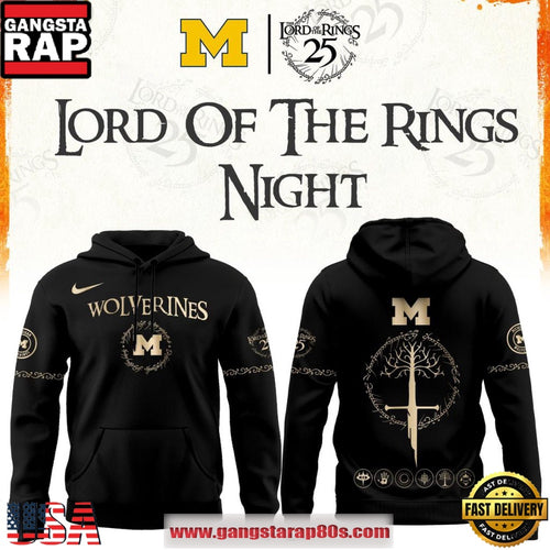 Michigan Wolverines x The Lord of The Rings 2026 Special Hoodie