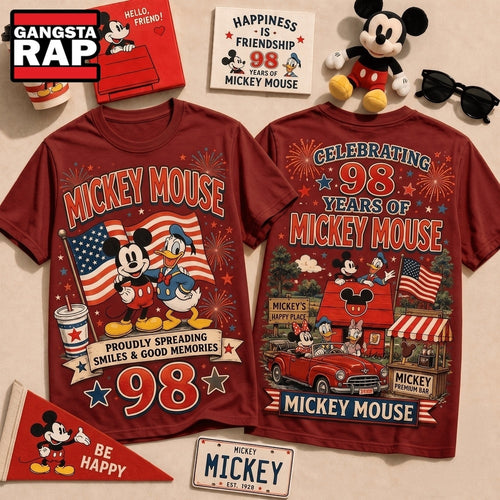Mickey Mouse 98th Anniversary Patriotic Memories Graphic Shirt