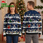 Mickey Mouse Sports Character Pattern Ugly Christmas Sweater