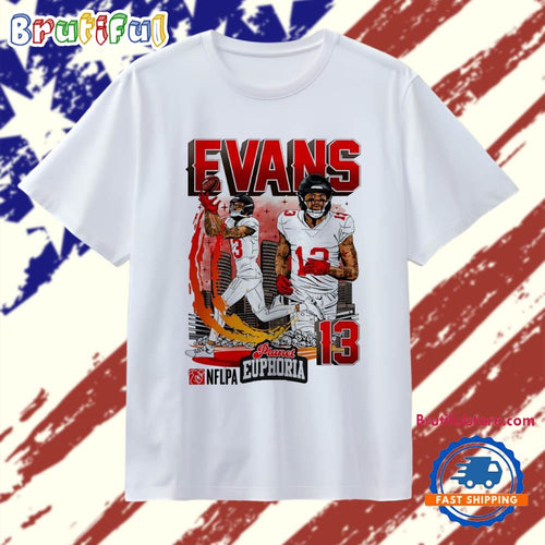 Mike Evans #13 Tampa Bay Buccaneers Football Wide Receiver Comic T Shirt