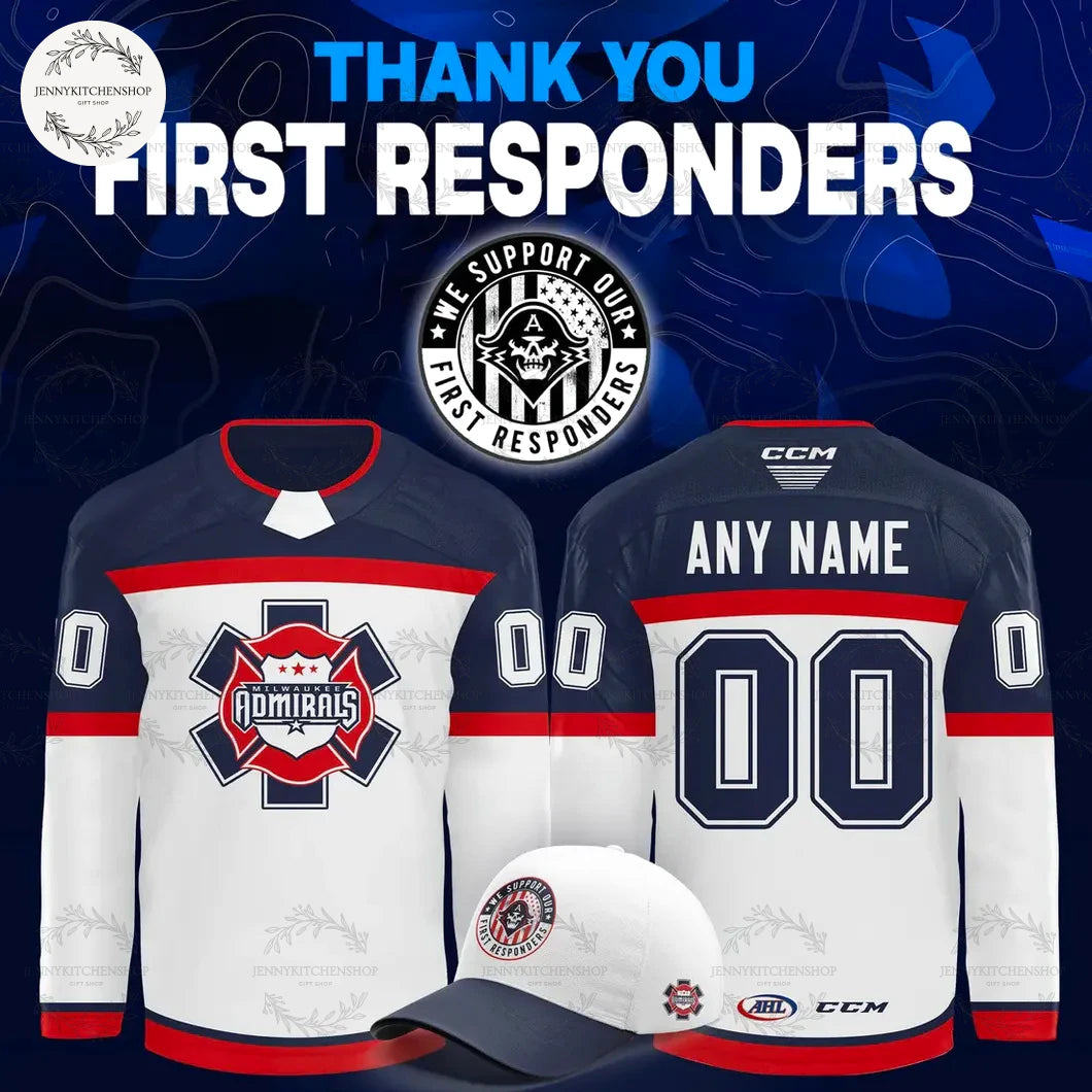Milwaukee Admirals 2025 Thank You First Responsive Jersey