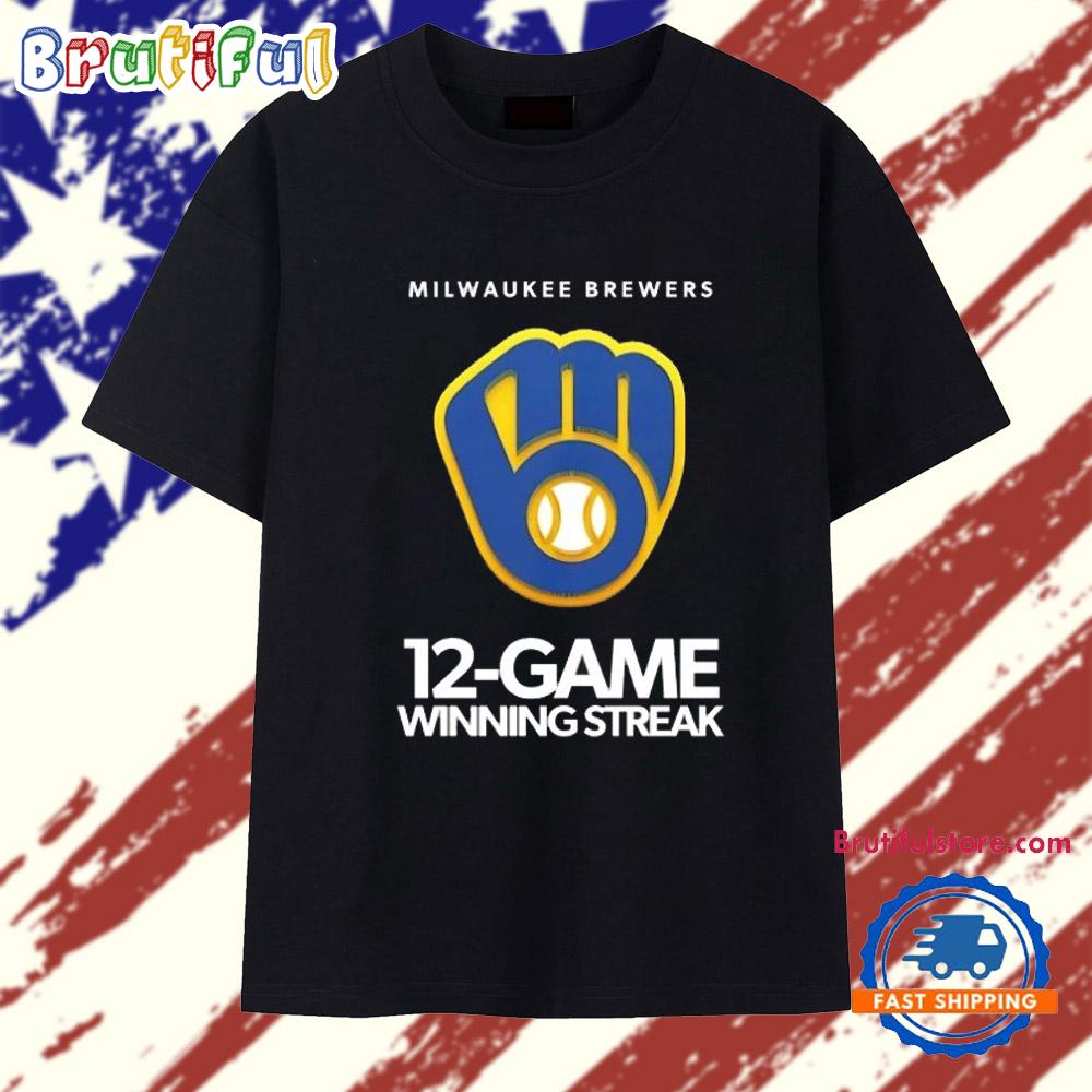 Milwaukee Brewers 12 Game Winning Streak T Shirt
