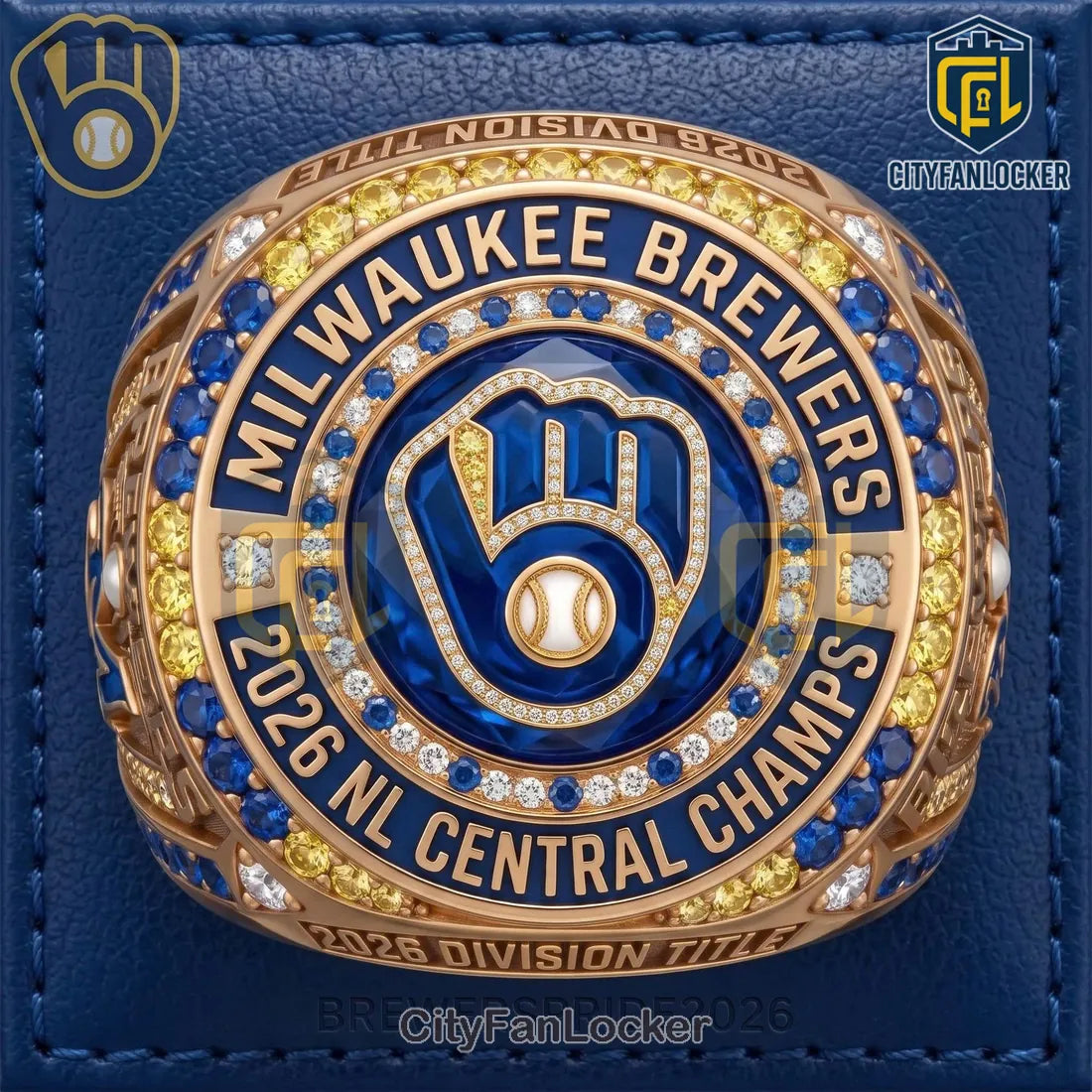 Milwaukee Brewers 2026 NL Central Champions Ring