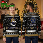 Milwaukee Brewers Batting Bernie Brewer Mascot Ugly Christmas Sweater