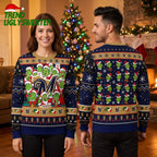 Milwaukee Brewers Grinch Family Xmas Day Ugly Christmas Sweater
