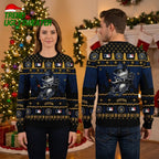 Milwaukee Brewers Jack Skellington Ugly Christmas Sweater
