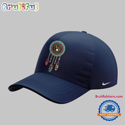 Milwaukee Brewers Native American Heritage Month 2025 Cap