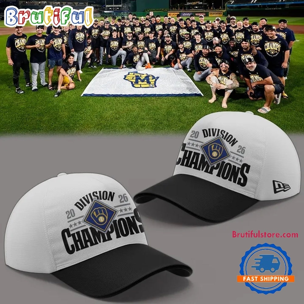 Milwaukee Brewers NL Central Division Champion Win Our Way 2026 Classic Cap