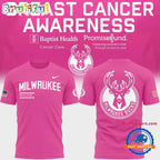 Milwaukee Bucks Pink Breast Cancer Awareness 2026 Special New Hoodie T-Shirt