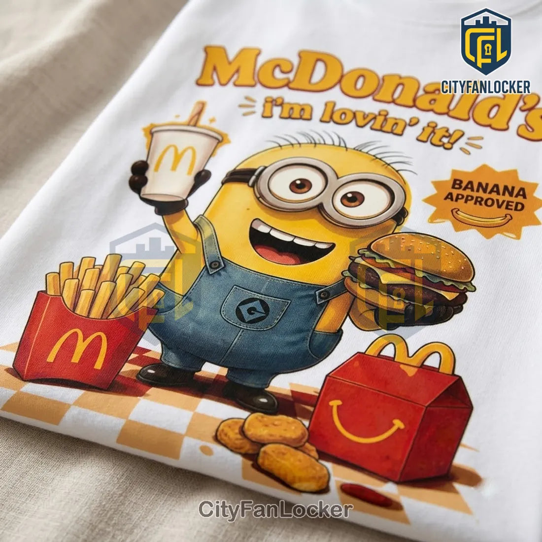 Minions x McDonald’s Fast Food Character T-Shirt