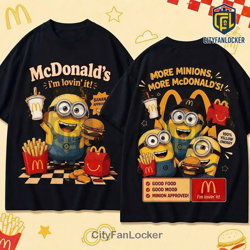 Minions x McDonald’s Fast Food Character T-Shirt