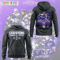 Minnesota Frost 2025 PWHL Walter Cup Champions Black Hoodie