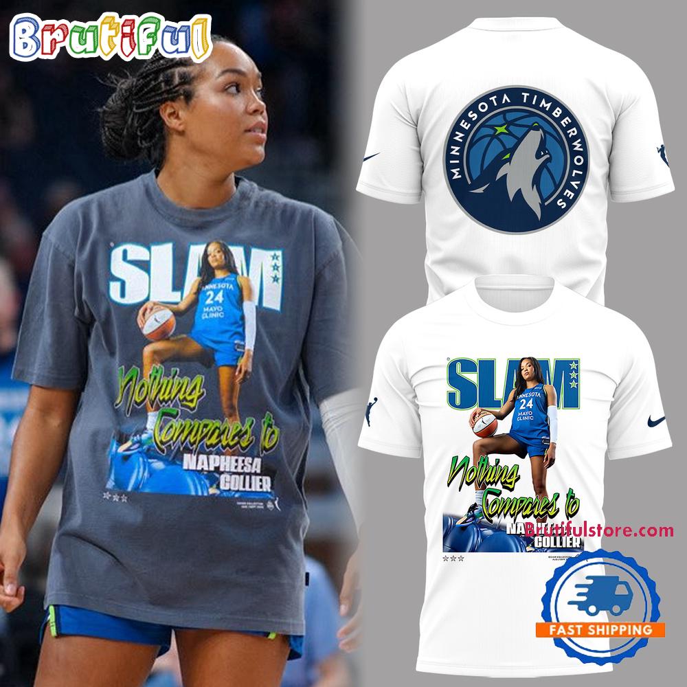 Minnesota Lynx Slam Nothing Compares to Napheesa Collier MVP 2025 Limited Edition 3D Shirt