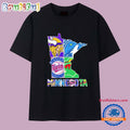 Minnesota Sports State Logo 2025 T Shirt