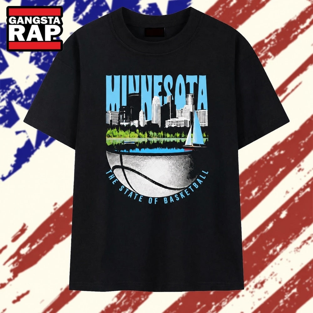 Minnesota The State of Basketball NBA Minneapolis T Shirt