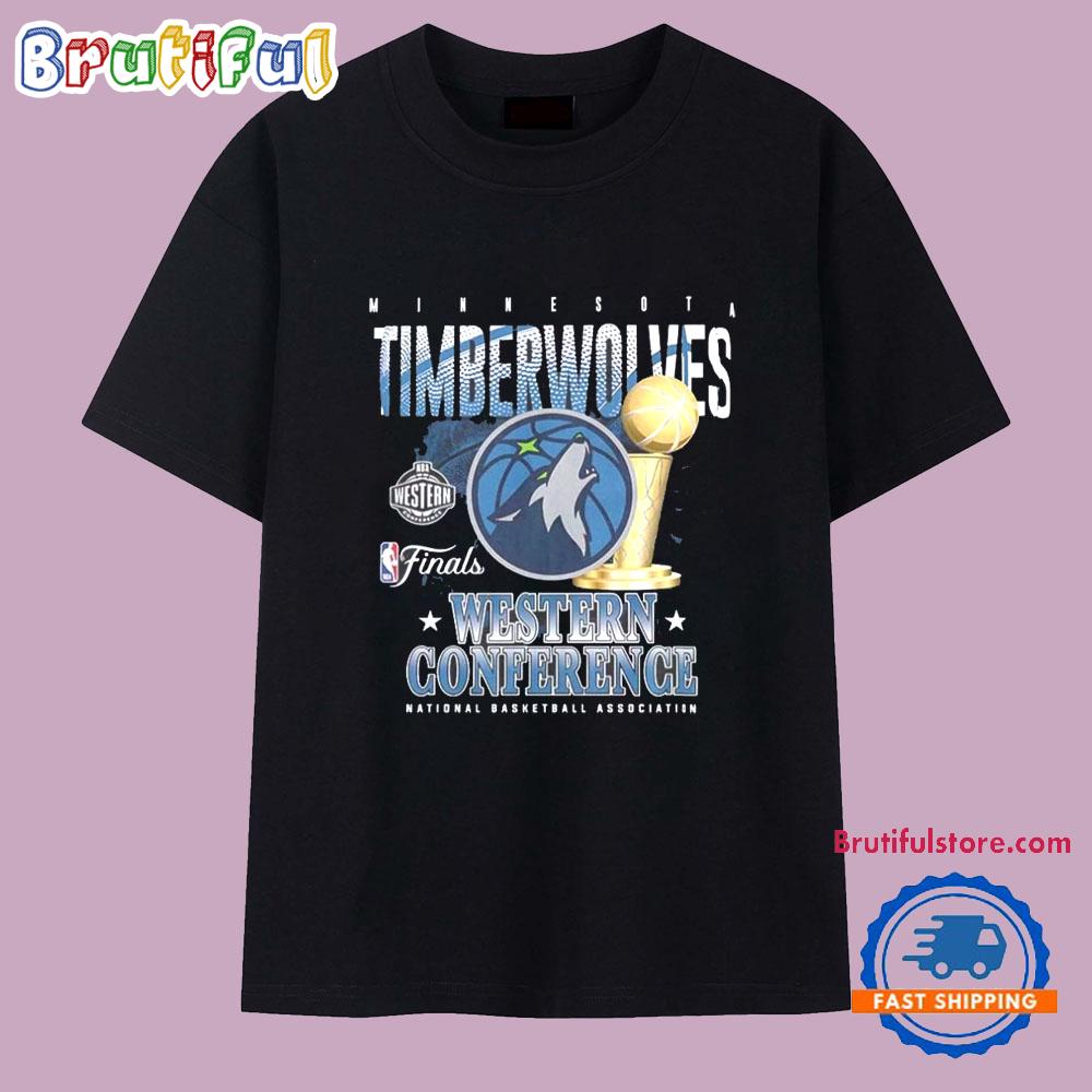 Minnesota Timberwolves 2025 Eastern Conference Finals Trophy T Shirt