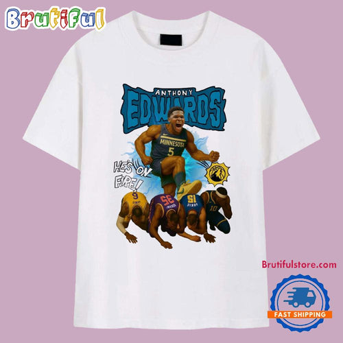 Minnesota Timberwolves Anthony Edwards #5 2025 Unisex T Shirt