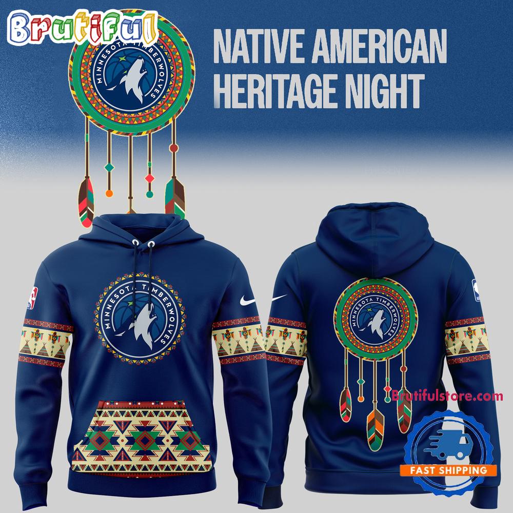 Minnesota Timberwolves Native American Heritage Hoodie