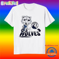 Minnesota Timberwolves Wolves Mascot Riding T Shirt