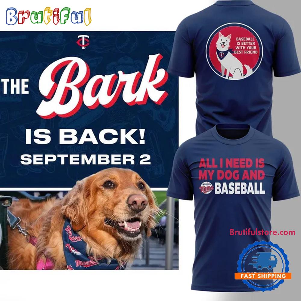 Minnesota Twins Bark at the Park Limited Edition Hoodie T-Shirt