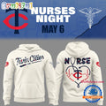 Minnesota Twins Baseball NURSES NIGHT 2025 Limited New Hoodie