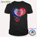 Minnesota Twins It’s in My Dna Heart T Shirt