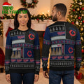 Minnesota Twins Patchwork Logo Ugly Christmas Sweater