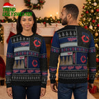 Minnesota Twins Patchwork Logo Ugly Christmas Sweater