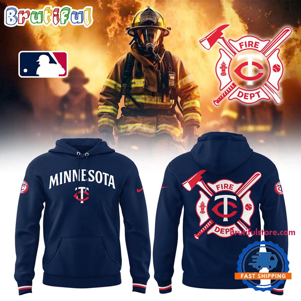 Minnesota Twins x Firefighter Appreciation Night 2025 Hoodie T-Shirt