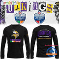 Minnesota Vikings 2025 Dublin and London Vikings Long Sleeve Shirt