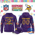 Minnesota Vikings 2026 Hispanic Heritage Month Limited Custom Hoodie
