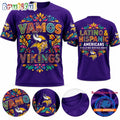Minnesota Vikings 2026 Latino Heritage Month Graphic T Shirt