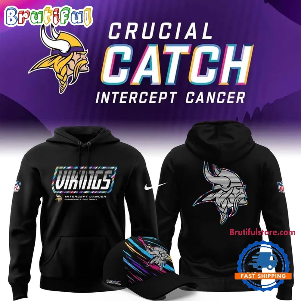 Minnesota Vikings 2026 NFL Crucial Catch New Design Hoodie T-Shirt