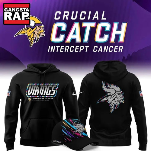 Minnesota Vikings 2026 NFL Crucial Catch New Design Hoodie T-Shirt