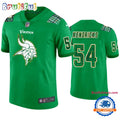 Minnesota Vikings #54 Eric Kendricks Jersey St. Patricks Day Kelly Green Lucky Football Jersey
