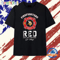 Minnesota Vikings Firefighters Fire Dept Remember Everyone Deployed Until They Come Home T Shirt
