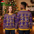 Minnesota Vikings Mickey Mouse Football Pattern Ugly Christmas Sweater