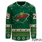 Minnesota Wild 2025 Christmas Hockey Jersey