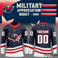 Minnesota Wild 2026 Military Appreciation Custom Hockey Jersey