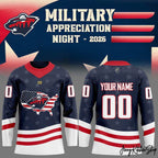 Minnesota Wild 2026 Military Appreciation Custom Hockey Jersey