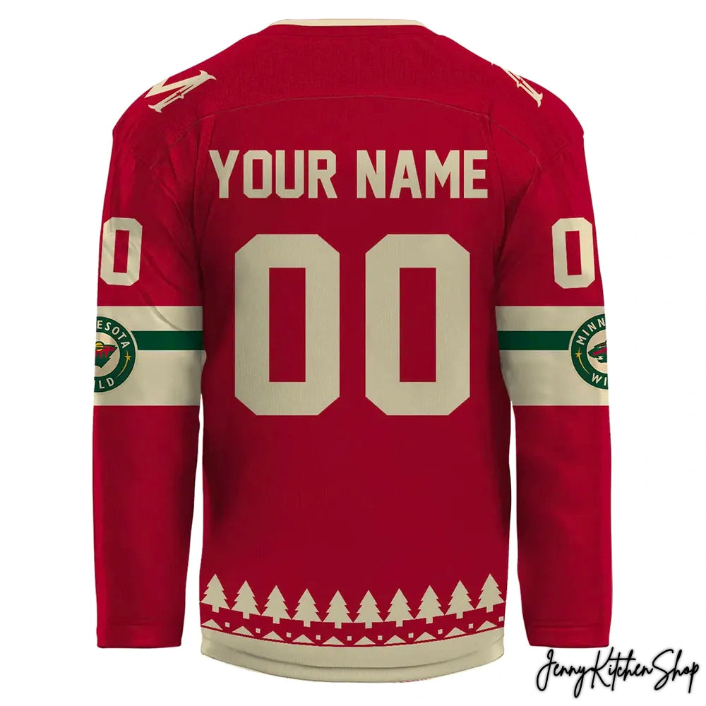 Minnesota Wild Christmas Hockey Jersey