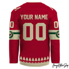 Minnesota Wild Christmas Hockey Jersey