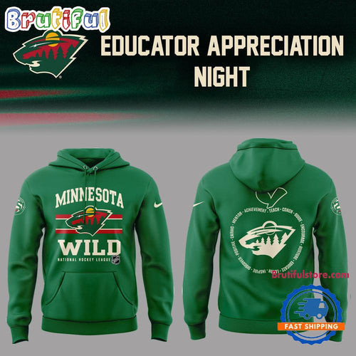 Minnesota Wild Educators Appreciation Night 2025 Hoodie
