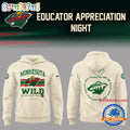 Minnesota Wild Educators Appreciation Night Limited Edition Hoodie T-Shirt