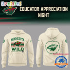 Minnesota Wild Educators Appreciation Night Limited Edition Hoodie T-Shirt