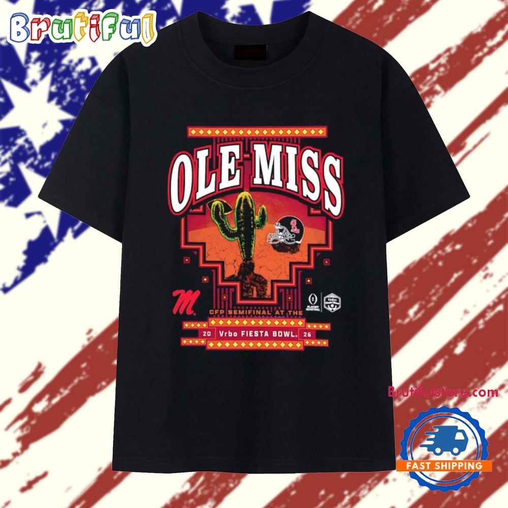Mississippi Rebels Fiesta Bowl 2026 T Shirt