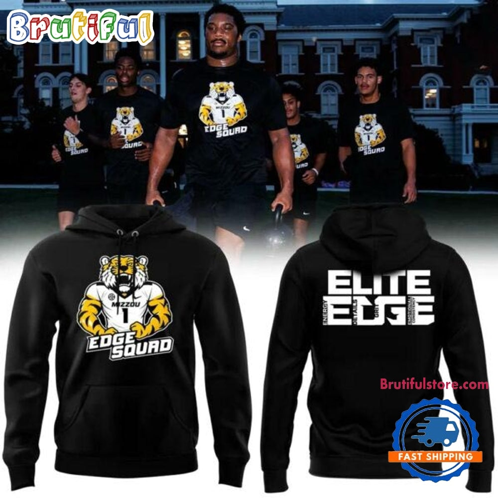 Missouri Tigers Edge Squad 2026 Black Hoodie T-Shirt